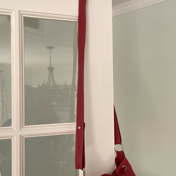 Longchamp red bucket bag - Picture 8 of 9